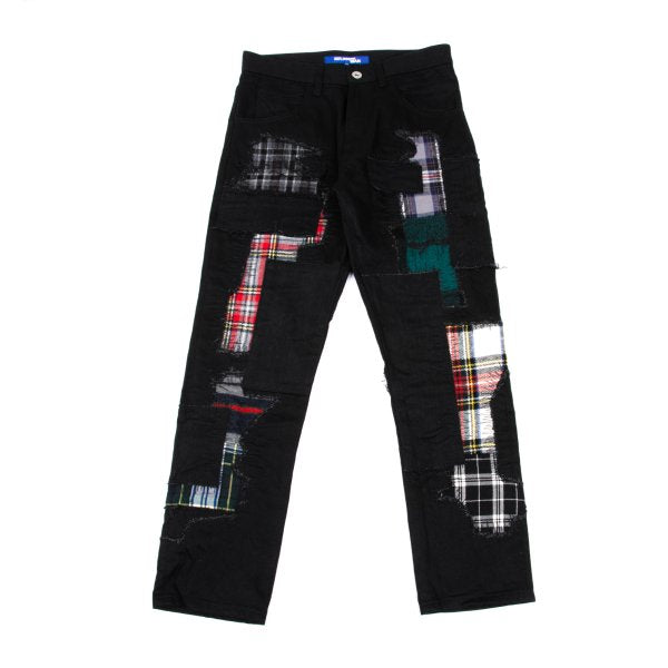 JUNYA WATANABE MAN Patchwork Denim Jeans Black Size XS