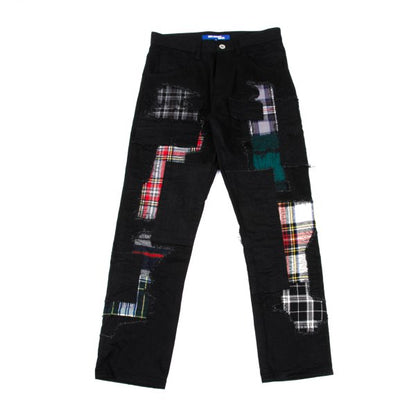 JUNYA WATANABE MAN Patchwork Denim Jeans Black Size XS