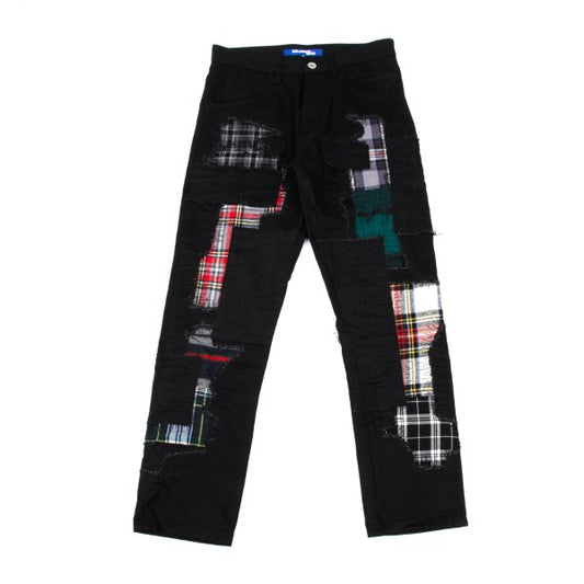 JUNYA WATANABE MAN Patchwork Denim Jeans Black Size XS