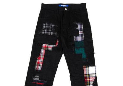 JUNYA WATANABE MAN Patchwork Denim Jeans Black Size XS