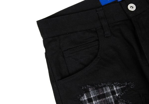 JUNYA WATANABE MAN Patchwork Denim Jeans Black Size XS