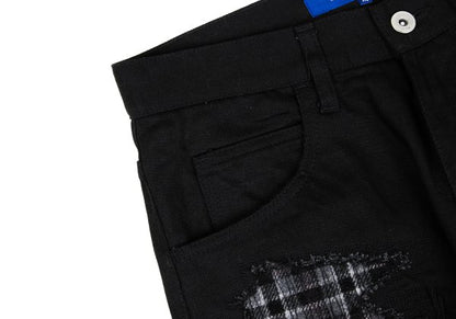 JUNYA WATANABE MAN Patchwork Denim Jeans Black Size XS