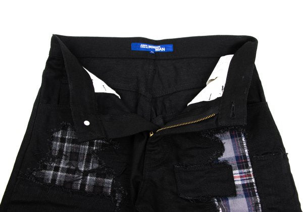 JUNYA WATANABE MAN Patchwork Denim Jeans Black Size XS