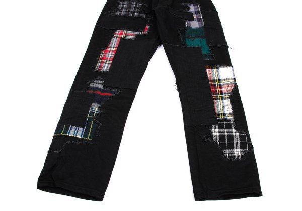 JUNYA WATANABE MAN Patchwork Denim Jeans Black Size XS