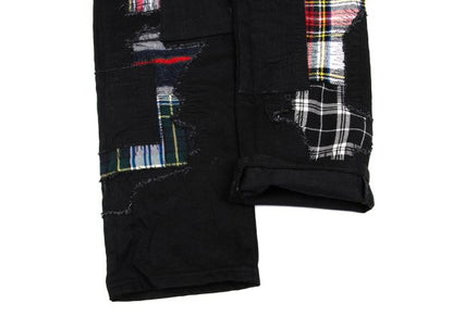 JUNYA WATANABE MAN Patchwork Denim Jeans Black Size XS