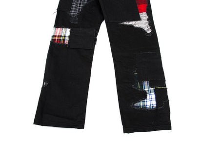 JUNYA WATANABE MAN Patchwork Denim Jeans Black Size XS