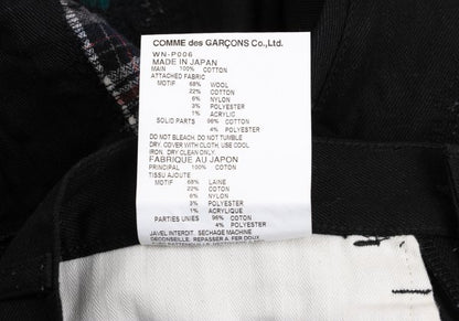 JUNYA WATANABE MAN Patchwork Denim Jeans Black Size XS