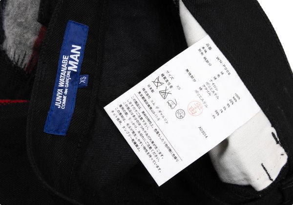 JUNYA WATANABE MAN Patchwork Denim Jeans Black Size XS