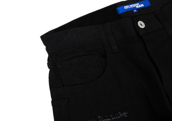 JUNYA WATANABE MAN Patchwork Denim Jeans Black Size XS