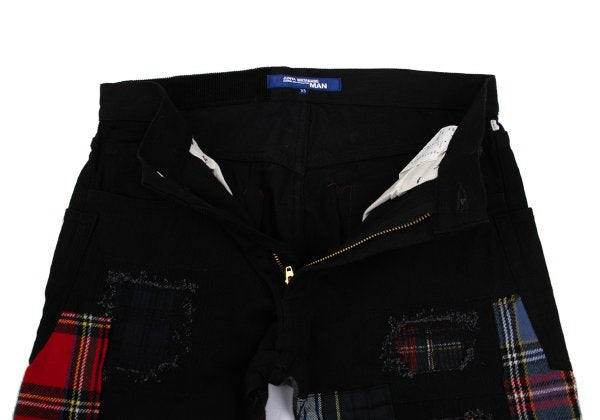 JUNYA WATANABE MAN Patchwork Denim Jeans Black Size XS
