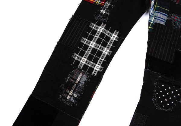 JUNYA WATANABE MAN Patchwork Denim Jeans Black Size XS