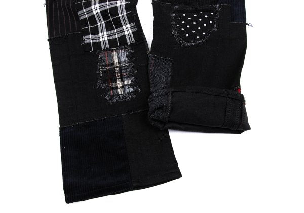 JUNYA WATANABE MAN Patchwork Denim Jeans Black Size XS