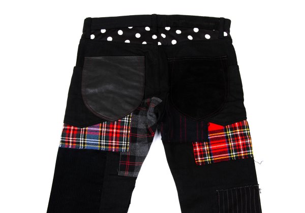 JUNYA WATANABE MAN Patchwork Denim Jeans Black Size XS