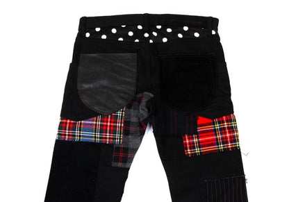 JUNYA WATANABE MAN Patchwork Denim Jeans Black Size XS