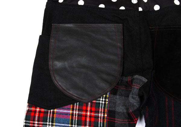 JUNYA WATANABE MAN Patchwork Denim Jeans Black Size XS