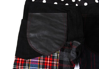 JUNYA WATANABE MAN Patchwork Denim Jeans Black Size XS