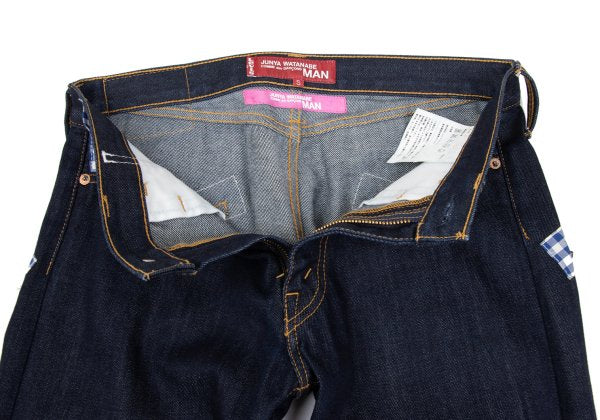 JUNYA WATANABE MAN PINK CDG x Levi's Patch Jeans Size S