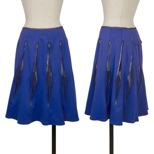 JUNYA WATANABE 13SS Zipper Mesh Skirt Blue Size XS