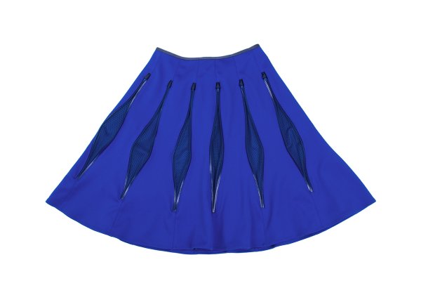 JUNYA WATANABE 13SS Zipper Mesh Skirt Blue Size XS