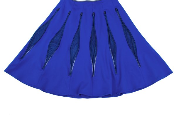 JUNYA WATANABE 13SS Zipper Mesh Skirt Blue Size XS