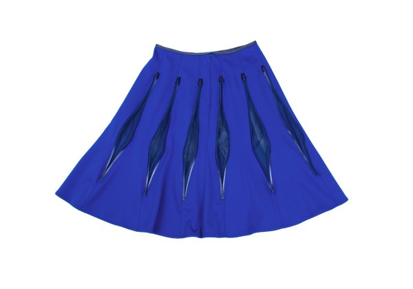 JUNYA WATANABE 13SS Zipper Mesh Skirt Blue Size XS