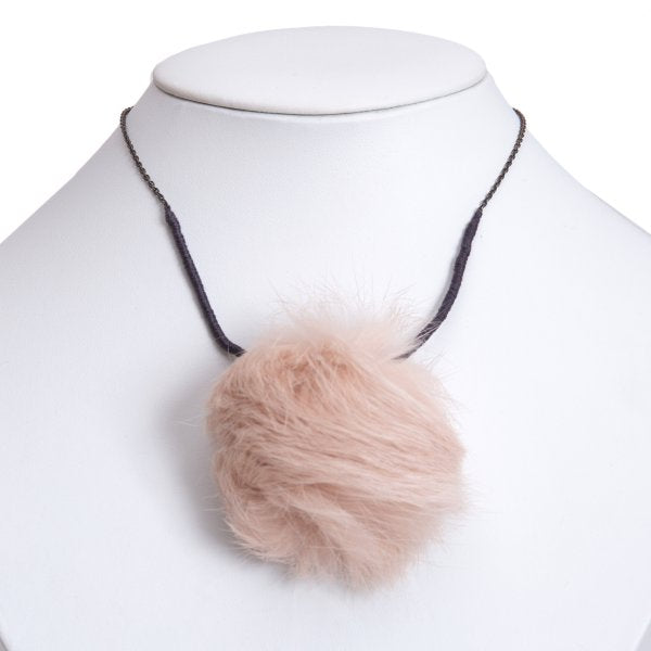 UNDERCOVER Silver 925 Rabbit Necklace Pink