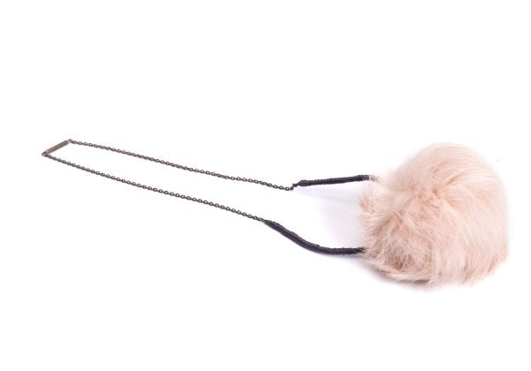UNDERCOVER Silver 925 Rabbit Necklace Pink