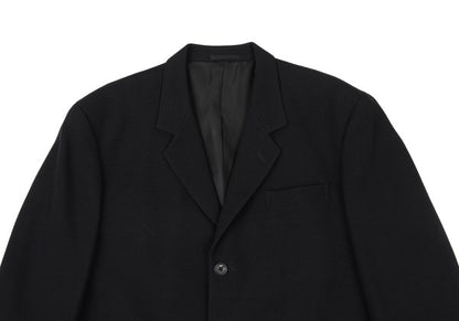 Y's for men Wool 3-Button Notch Lapel Jacket Black Size M