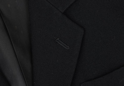 Y's for men Wool 3-Button Notch Lapel Jacket Black Size M