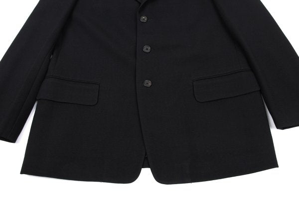 Y's for men Wool 3-Button Notch Lapel Jacket Black Size M