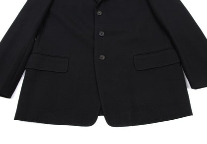 Y's for men Wool 3-Button Notch Lapel Jacket Black Size M