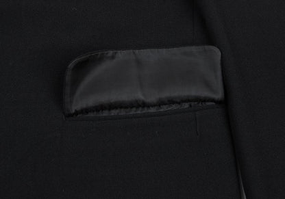 Y's for men Wool 3-Button Notch Lapel Jacket Black Size M
