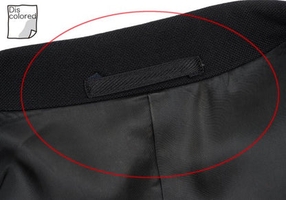 Y's for men Wool 3-Button Notch Lapel Jacket Black Size M