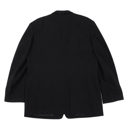 Y's for men Wool 3-Button Notch Lapel Jacket Black Size M