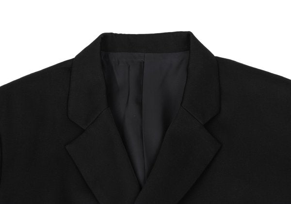 Yohji Yamamoto NOIR Wool Gabardine Fly Jacket Black Size 2