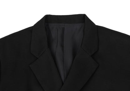 Yohji Yamamoto NOIR Wool Gabardine Fly Jacket Black Size 2