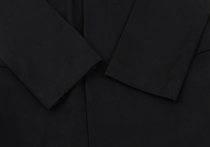 Yohji Yamamoto NOIR Wool Gabardine Fly Jacket Black Size 2