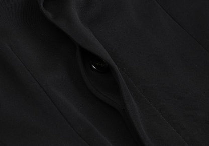 Yohji Yamamoto NOIR Wool Gabardine Fly Jacket Black Size 2
