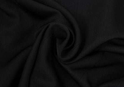 Yohji Yamamoto NOIR Wool Gabardine Fly Jacket Black Size 2