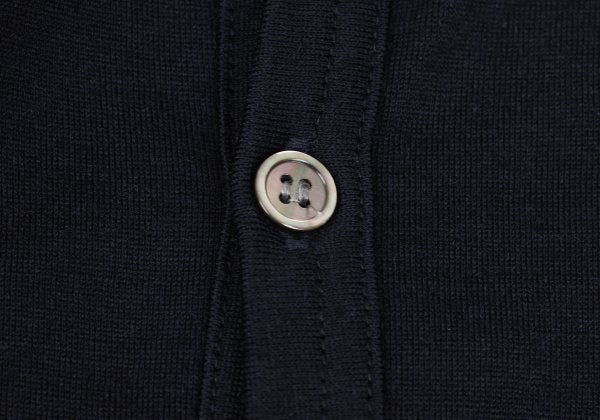 COMME des GARCONS Frill Sleeve Design Blouse Navy Size M