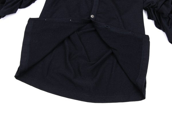 COMME des GARCONS Frill Sleeve Design Blouse Navy Size M