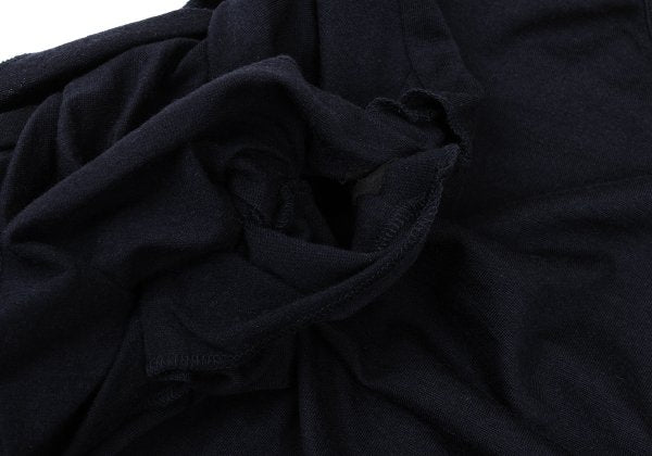 COMME des GARCONS Frill Sleeve Design Blouse Navy Size M