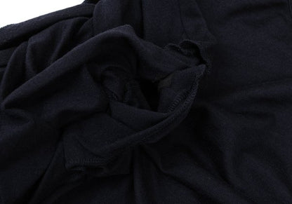 COMME des GARCONS Frill Sleeve Design Blouse Navy Size M
