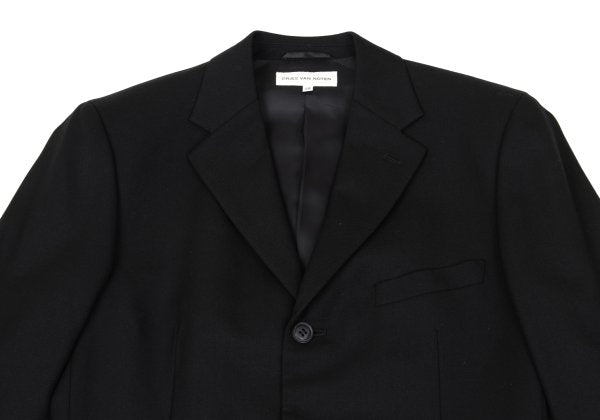 DRIES VAN NOTEN Wool 3B Jacket Black Size 48