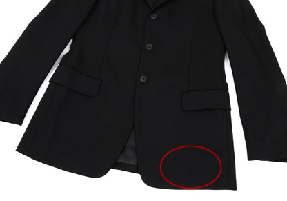 DRIES VAN NOTEN Wool 3B Jacket Black Size 48