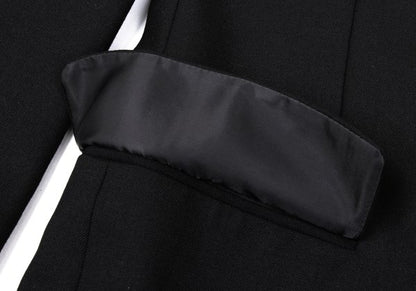 DRIES VAN NOTEN Wool 3B Jacket Black Size 48