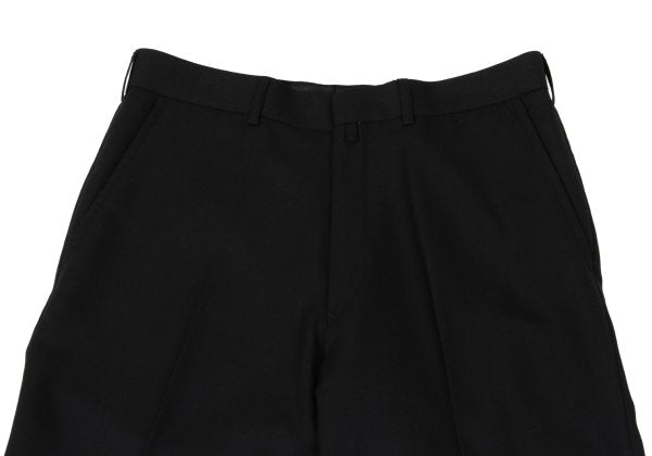 DRIES VAN NOTEN Wool Straight Pants Black Size 48