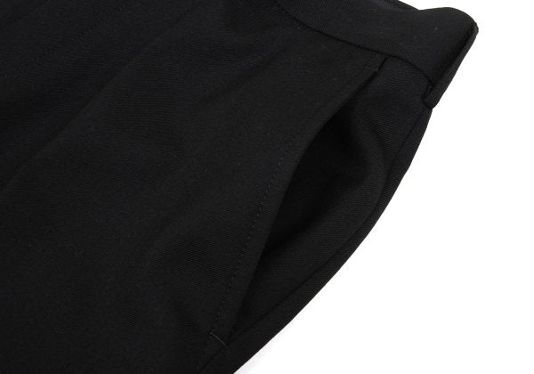DRIES VAN NOTEN Wool Straight Pants Black Size 48