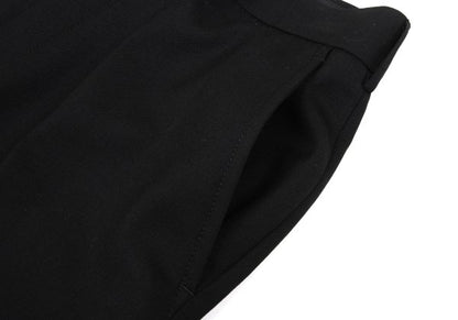 DRIES VAN NOTEN Wool Straight Pants Black Size 48