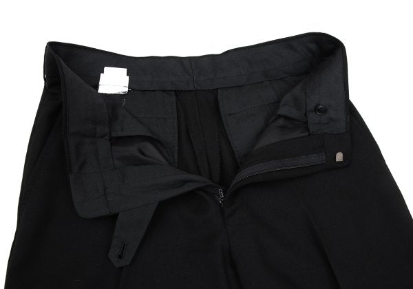 DRIES VAN NOTEN Wool Straight Pants Black Size 48